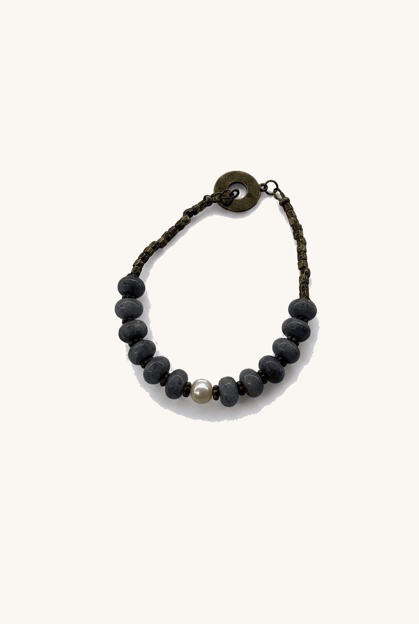 Freshwater Pearl & Stone Bracelet