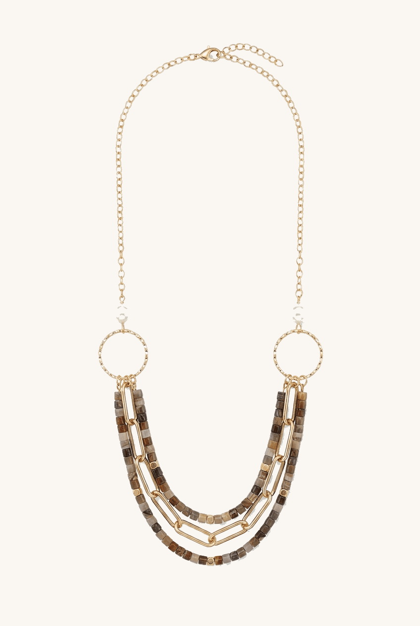 Freshwater Pearl & Crystal Necklace