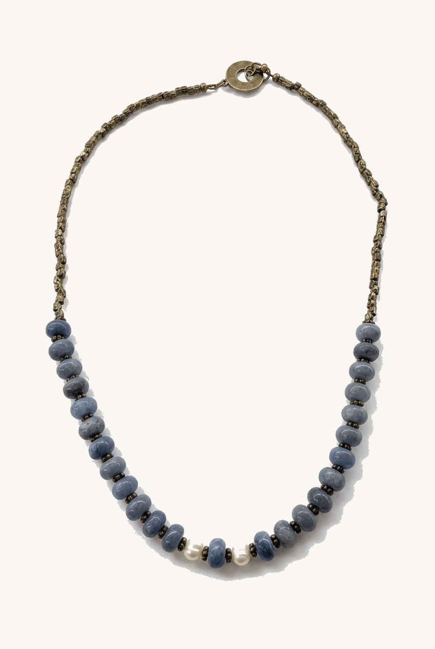 Freshwater Pearl & Stone Necklace