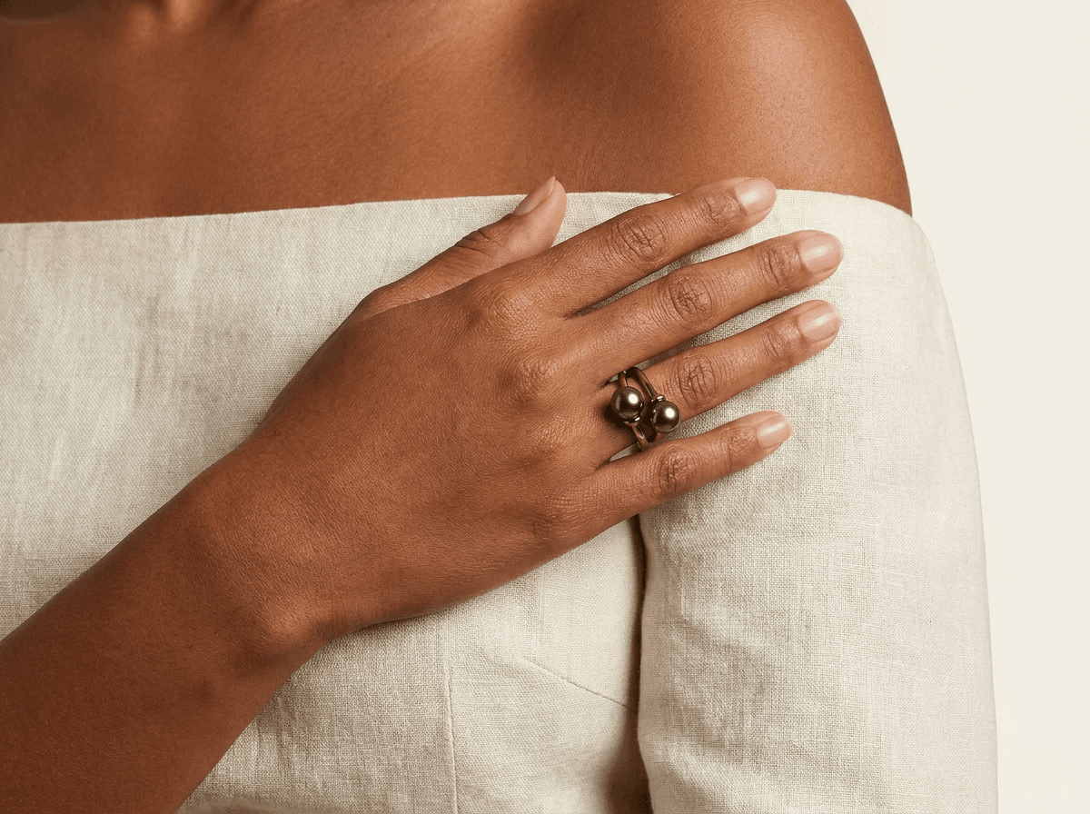 RING PGR1 — worn on model