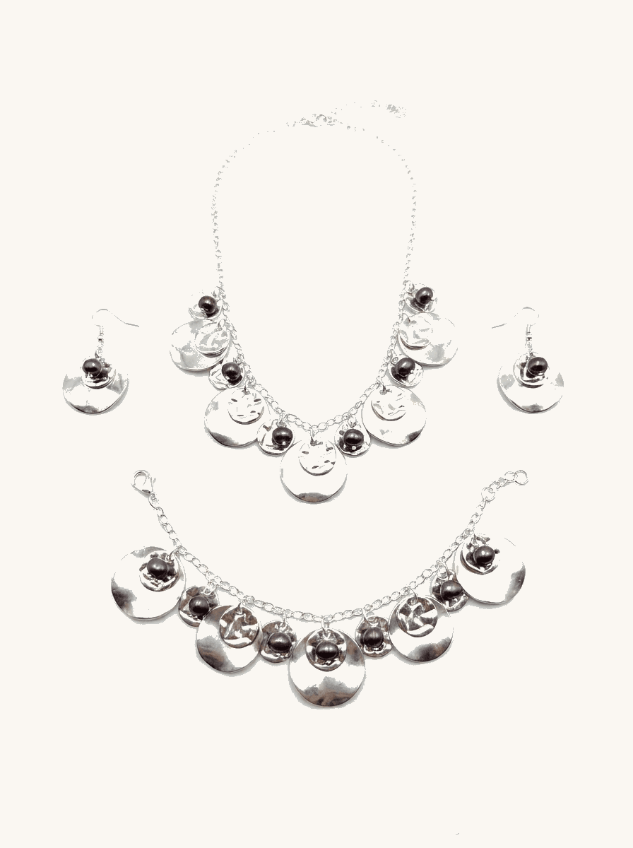 Tahitian Black Pearl 3-Piece Jewelry Set