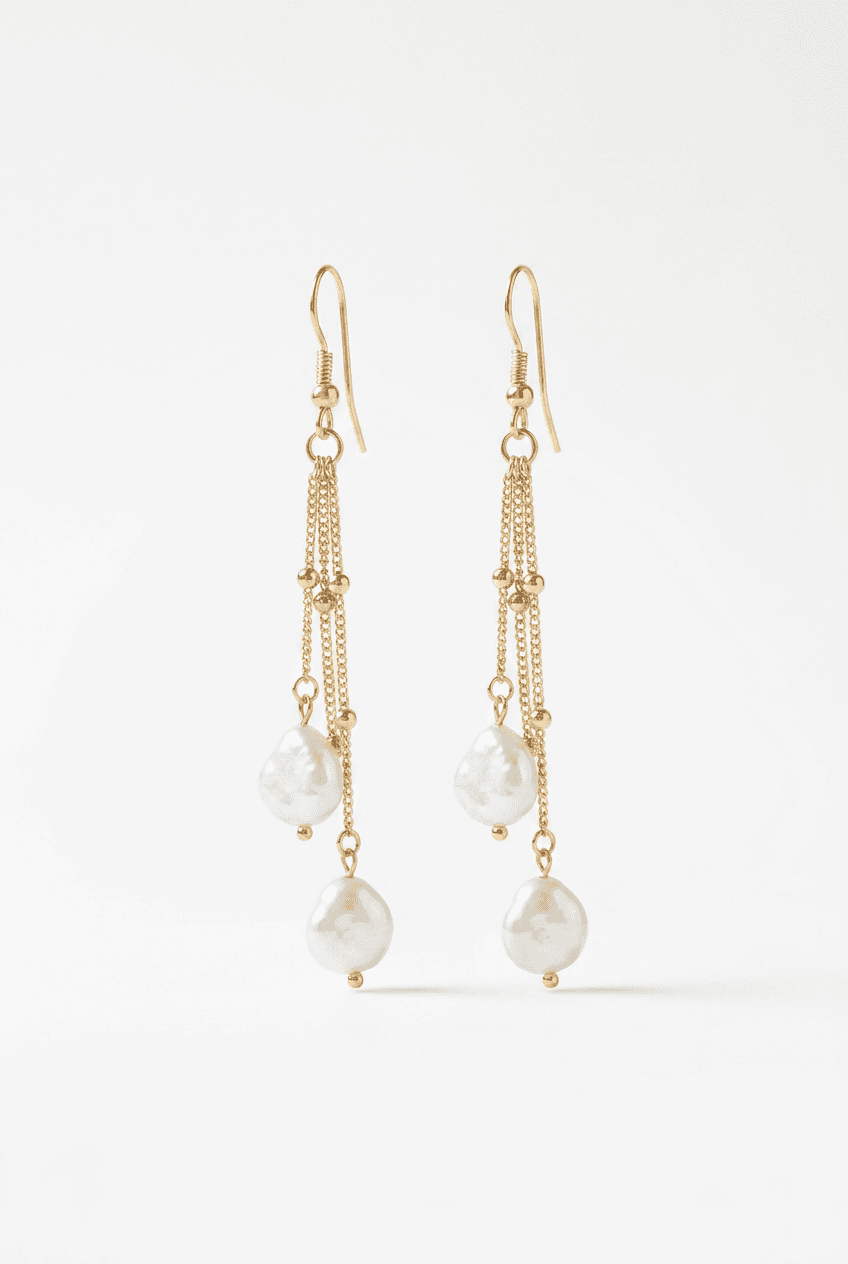 Earings PE7 — on model